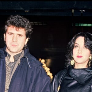 Archives - Daniel Balavoine et sa compagne Corinne aux Victoires de la musique en 1985.