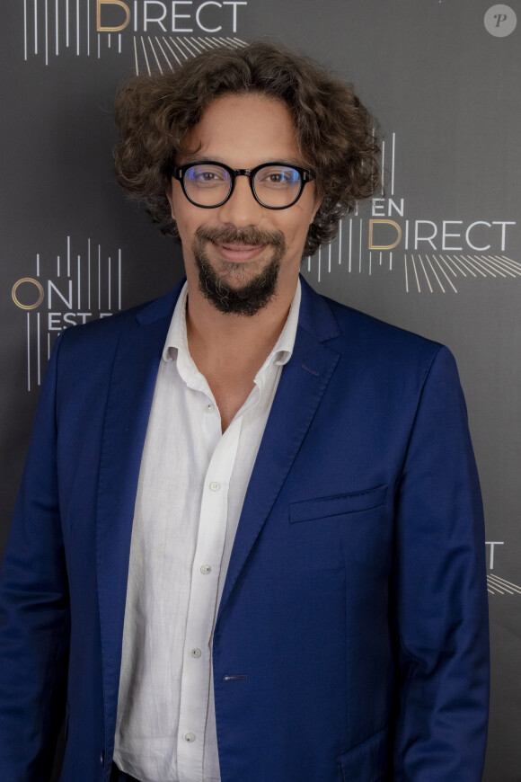 Exclusif - Matthieu Belliard (Europe 1) - Backstage de l'enregistrement de l'émission "On Est En Direct" (OEED), Spéciale 100 ans de la radio, présentée par L.Ruquier, diffusée sur France 2 le 8 mai © Jack Tribeca / Bestimage