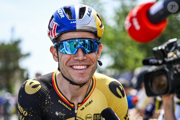 Wout van Aert de l'équipe Jumbo-Visma sur le Tour de France 2023.