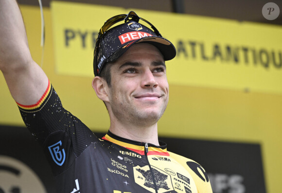 Wout Van Aert avait annoncé avant la compétition qu'il pourrait partir à tout moment
 
Wout van Aert de l'équipe Jumbo-Visma sur le Tour de France 2023.