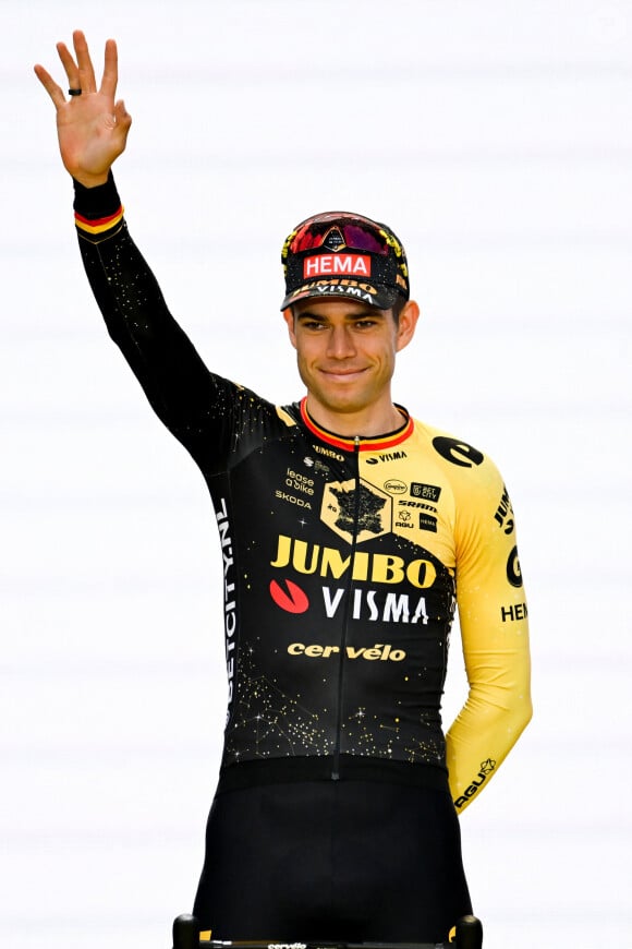 Wout van Aert de l'équipe Jumbo-Visma sur le Tour de France 2023.