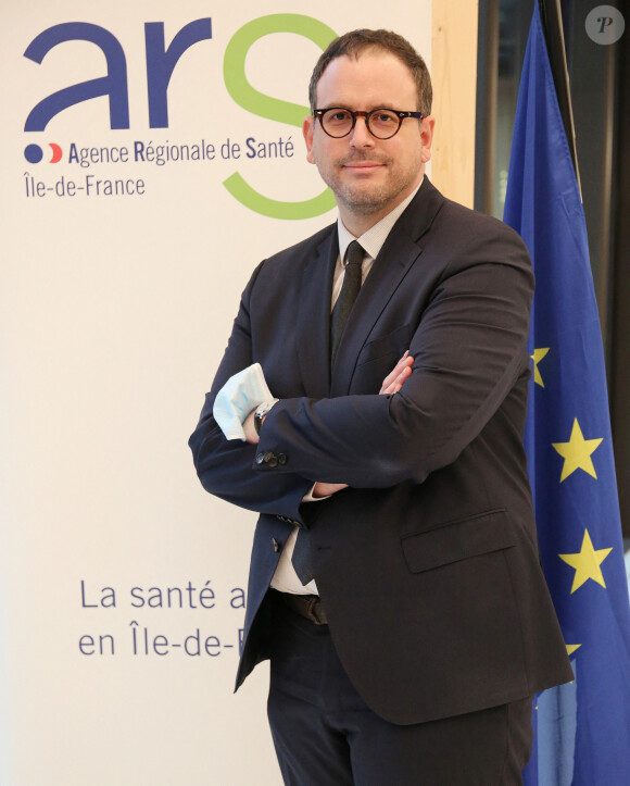 Portrait de Aurélien Rousseau, directeur général de l'ARS (Agence Régionale de Santé) Ile de France à Saint-Denis le 19 janvier 2021 © Panoramic / Bestimage