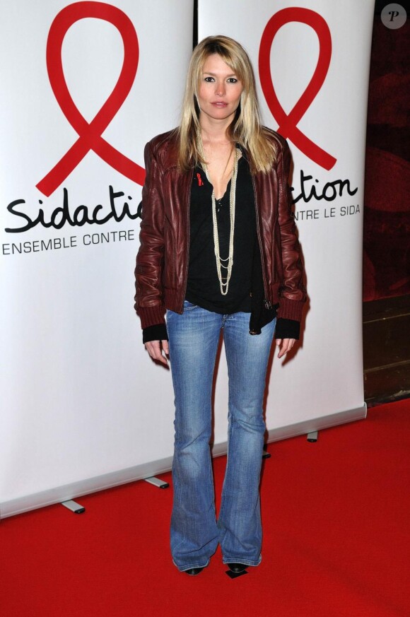 Virginie de Clausade à la soirée de lancement du Sidaction 2010, le 3 mars, au Casino de Paris.