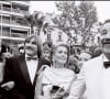Gérard Depardieu, Philippe Noiret, Catherine Deneuve et Sophie Marceau au Festival de Cannes pour le film Fort Saganne en 1984