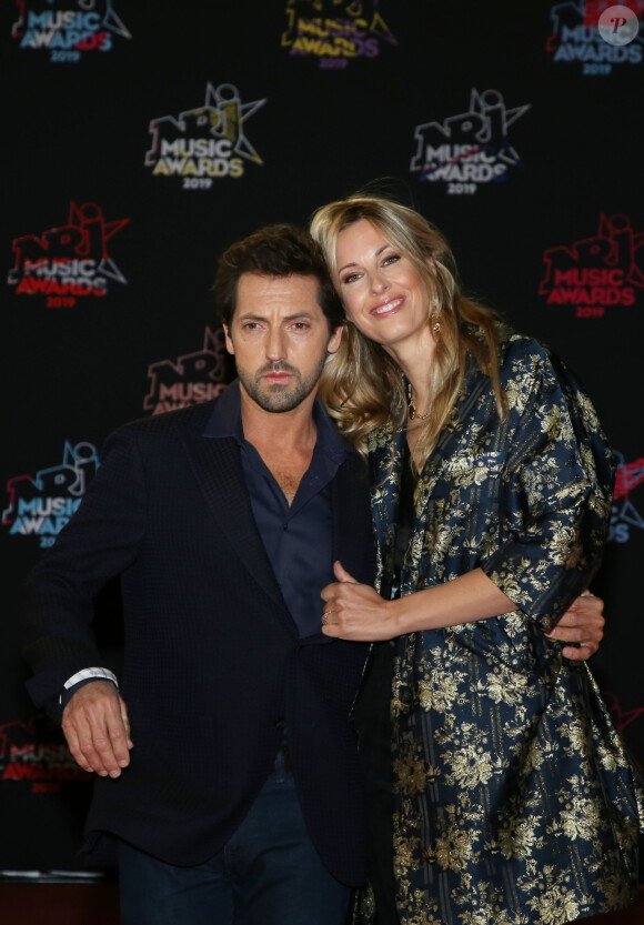 Frédéric Diefenthal et sa compagne Stéphanie - 21ème édition des NRJ Music Awards au Palais des festivals à Cannes le 9 novembre 2019. © Dominique Jacovides/Bestimage 