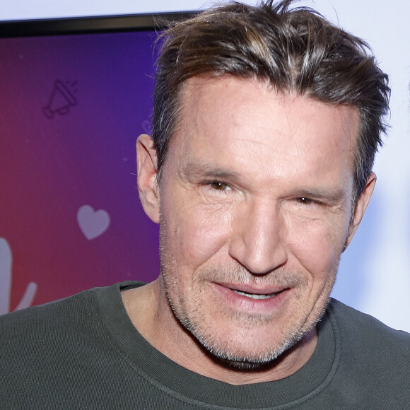 Exclusif - Benjamin Castaldi lors de l'enregistrement de l'émission "Chez Jordan" à Paris. Le 20 février 2023 © Cédric Perrin / Bestimage 