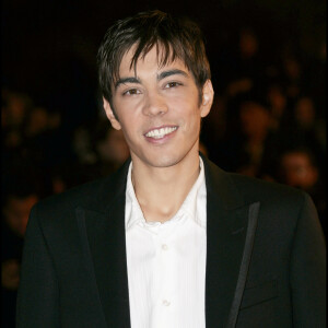 Grégory Lemarchal de la Star Academy - Cérémonie des NRJ Music Awards 2006 à Cannes.