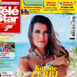 Couverture du magazine "Télé Star" paru ce lundi 24 juillet 2023.