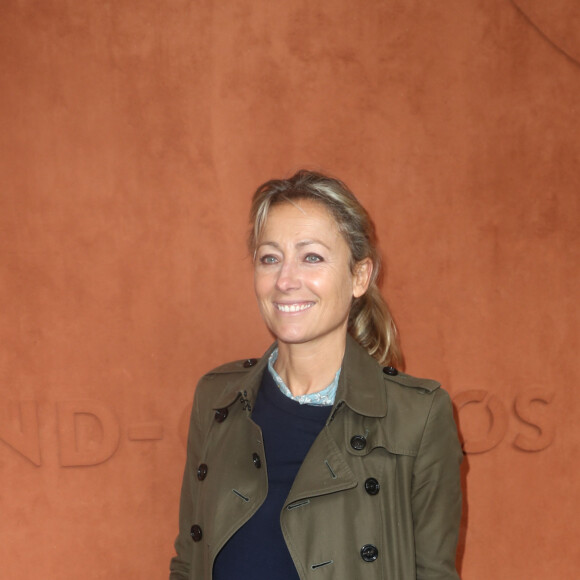 Anne-Sophie Lapix au village des internationaux de France de tennis de Roland Garros 2019 à Paris le 7 juin 2019. © Cyril Moreau / Bestimage