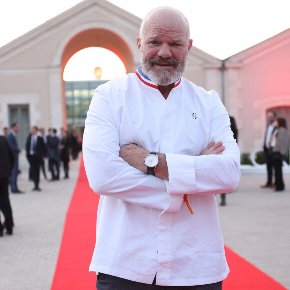 Le Chef Philippe Etchebest aux Chais Monnet en marge de la cérémonie de remise des prix du Guide Rouge Michelin 2022 à Cognac le 22 mars 2022. © Jean-Marc Lhomer / Bestimage 