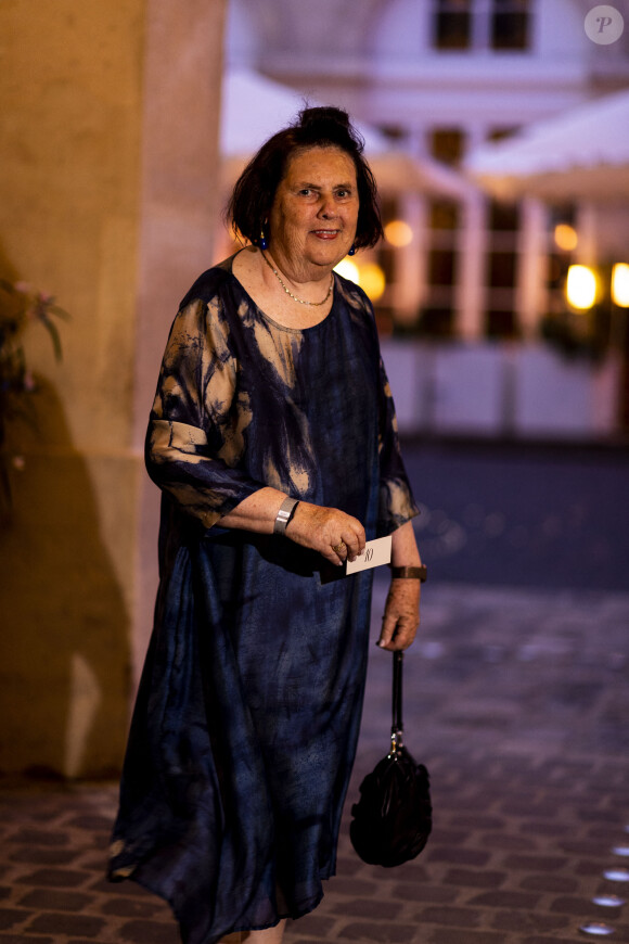 Exclusif - Suzy Menkes - Arrivées à l'after party Balenciaga à Paris, à l'occasion de la fashion week. Le 6 juillet 2022 © Tiziano Da Silva-Pierre Perusseau / Bestimage 