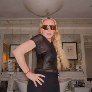 Madonna réapparaît sur TikTok après avoir été hospitalisée pour "une grave infection bactérienne". Le 27 juillet 2023.