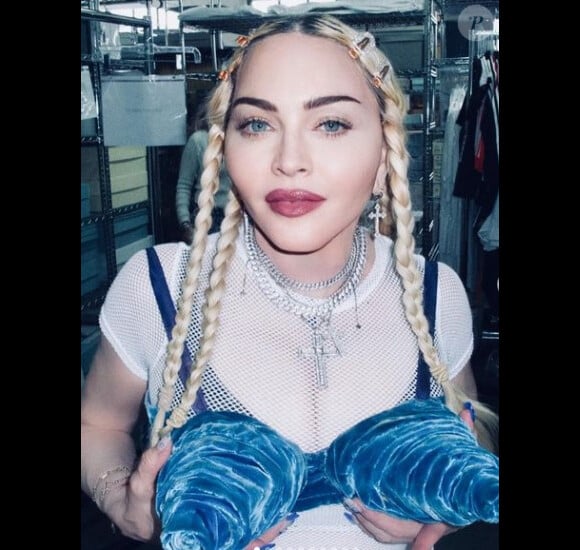 En juin dernier, la chanteuse avait été admise en soins intensifs après avoir développé "une grave infection bactérienne".
Madonna sur Instagram. Le 24 avril 2023.