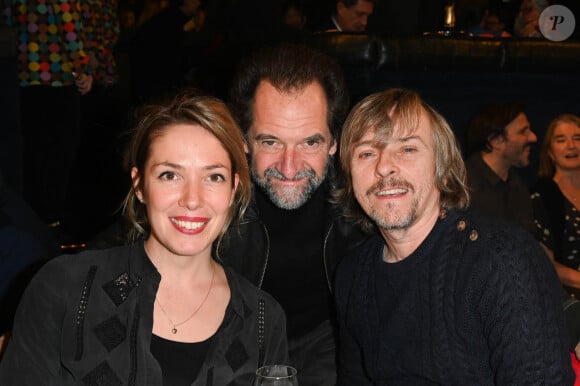 Exclusif - Mathilde Ripley, Stéphane De Groodt, Pascal Demolon - Soirée de réouverture du Lido à Paris le 1er décembre 2022. © Coadic Guirec/Bestimage