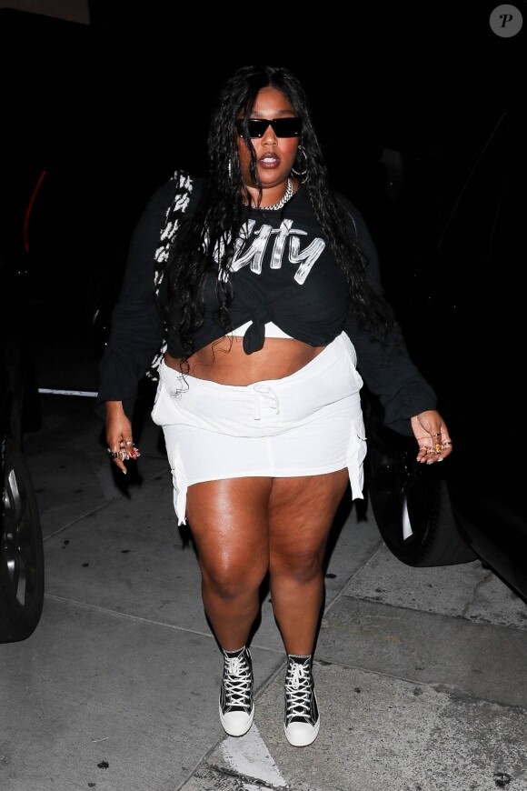 Lizzo à son arrivée au restaurant Craig à West Hollywood. Le 16 juin 2023 