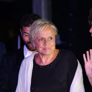 Muriel Robin et sa femme Anne Le Nen - 9e gala étoilé Patrick Mouratoglou au profit de la Fondation Champ'seed à la Mouratoglou Academy afin de soutenir les jeunes espoirs du tennis mondial à Biot le 18 juin 2023.
