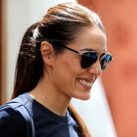Sofia Essaïdi au village des Internationaux de Tennis de Roland Garros à Paris le 7 juin 2017 © Cyril Moreau-Dominique Jacovides/Bestimage 