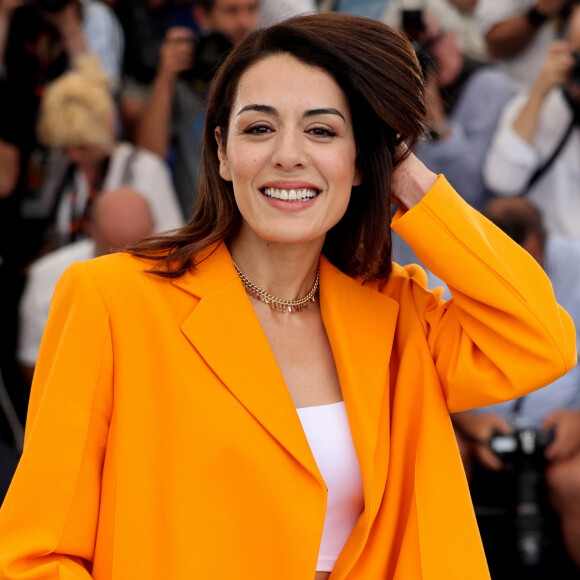 Sofia Essaïdi au photocall du film "Nostalgia" lors du 75ème Festival International du Film de Cannes, le 25 mai 2022. © Dominique Jacovides / Bestimage 