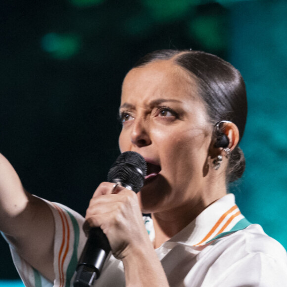 Exclusif - Camille Lellouche se produit sur la scène du Festival de Ramatuelle, le 6 août 2023 © Cyril Bruneau / Bestimage