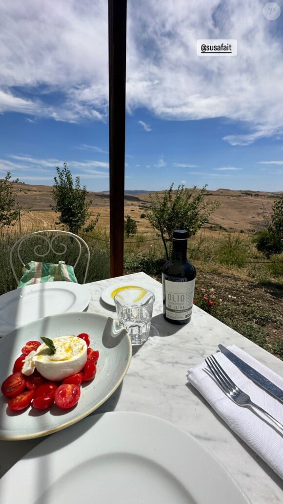 Des vacances très romantiques en Sicile, comme il l'a montré sur Instagram