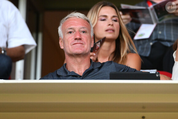 Didier Deschamps durant le Match de football de Ligue 1 opposant Monaco à Lille au stade Louis II le 18 août 2018. Pour leur première rencontre à domicile de la saison 2018/2019, les monégasques n'ont obtenu qu'un match nul 0 - 0. © Bruno Bebert/Bestimage