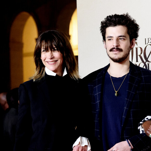 Exclusif - Sophie Marceau et son fils Vincent Zulawski - Photocall de l'avant-première du film "Les Trois Mousquetaires : D'Artagnan" aux Invalides à Paris le 21 mars 2023. © Jacovides / Moreau / Guirec / Bestimage