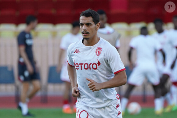 Wissam Ben Yedder (AS Monaco) - Match de Ligue Europa 2022 "Monaco - Ferencvaros" au stade Louis II, le 15 septembre 2022. 