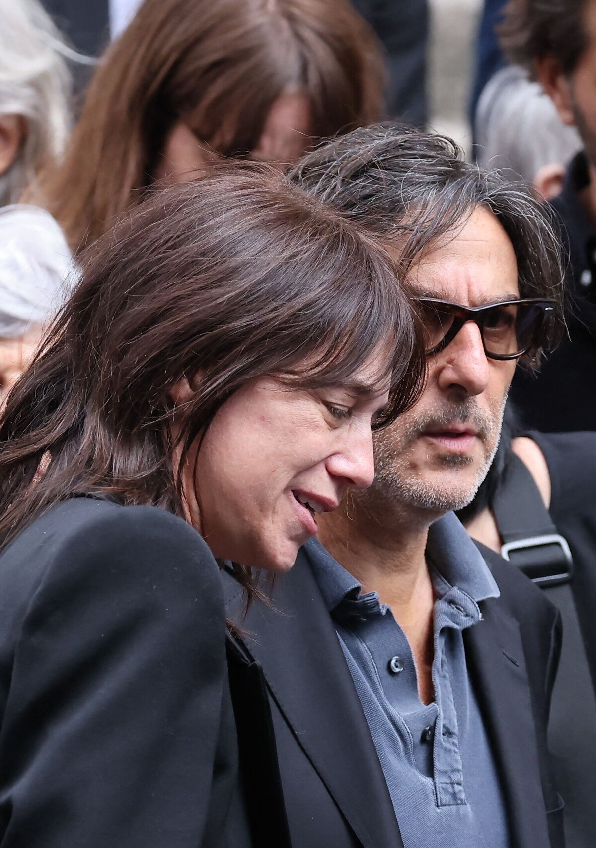 Photo Charlotte Gainsbourg Et Yvan Attal Sorties Des C L Brit S Aux