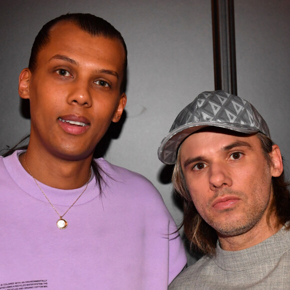 Exclusif - Stromae et Orelsan en backstage de la 38ème cérémonie des Victoires de la musique à la Seine musicale de Boulogne-Billancourt, France, le 10 février 2023. © Moreau-Veren/Bestimage 