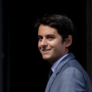 Gabriel Attal - ministre de l Education nationale et de la Jeunesse - Arrivées au conseil des ministres au palais présidentiel de l'Elysée à Paris, France, le 21 juillet 2023. La présidence française a officialisé le remaniement du gouvernement français le 20 juillet 2023 avec huit nouveaux membres d'un gouvernement qui compte 41 ministres au total. © Jean-Baptiste Autissier/Panoramic/Bestimage 