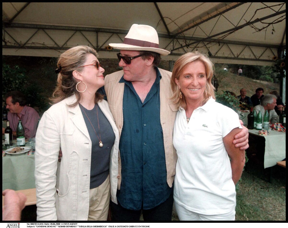 Photo : Catherine Deneuve, Gérard Depardieu En Toscane (archive ...