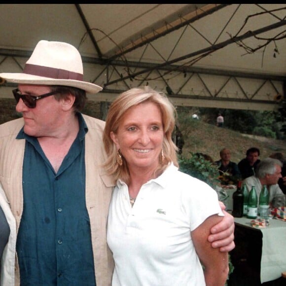 Catherine Deneuve, Gérard Depardieu en Toscane (archive)