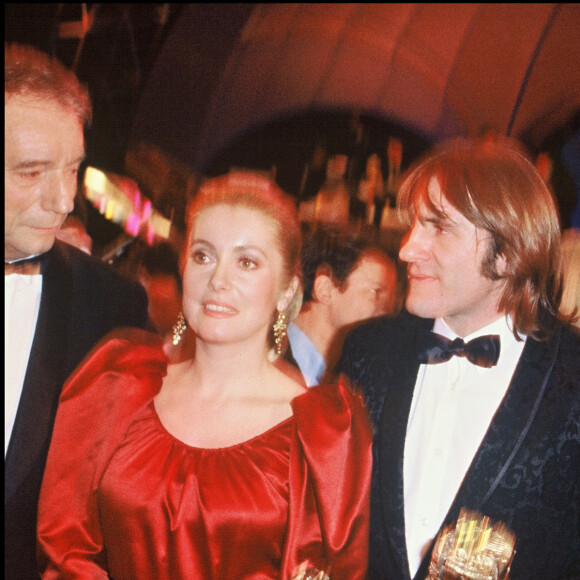 Catherine Deneuve, Gérard Depardieu et François Truffaut - Cérémonie des César en 1981