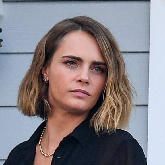 Cara Delevingne - Répétitions du mariage de Jack Antonoff et Margaret Qualley, Black Whale Bar & Fish House à Beach Haven, New Jersey. Taylor Swift, Channing Tatum, Zoe Kravitz, Lana Del Rey, Cara Delevingne font partie des invités, tout comme la mère de Margaret, Andie MacDowell, son père, Paul Qualley, son frère, Justin Qualley, de sa sour Rainey Qualley accompagnée de son petit ami Kane Ritchotte.