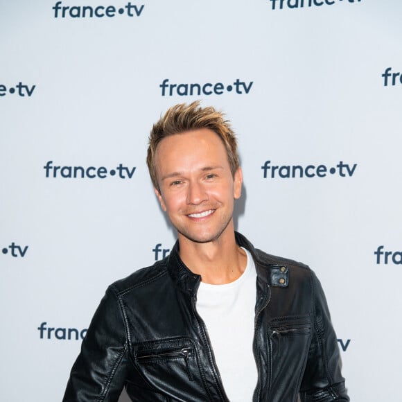 Cyril Féraud lors du photocall dans le cadre de la conférence de presse de France Télévisions au Pavillon Gabriel à Paris, France, le 24 août 2021. © Pierre Perusseau/Bestimage