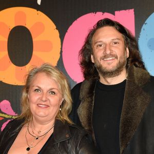 Valérie Damidot et son compagnon Régis Viogeat - Projection du nouveau film d'animation Pixar "Coco" au Grand Rex à Paris, le 14 novembre 2017. © Coadic Guirec/Bestimage  "Coco" movie premiere held at the Grand Rex cinema in Paris, France, on November 14th 2017. 