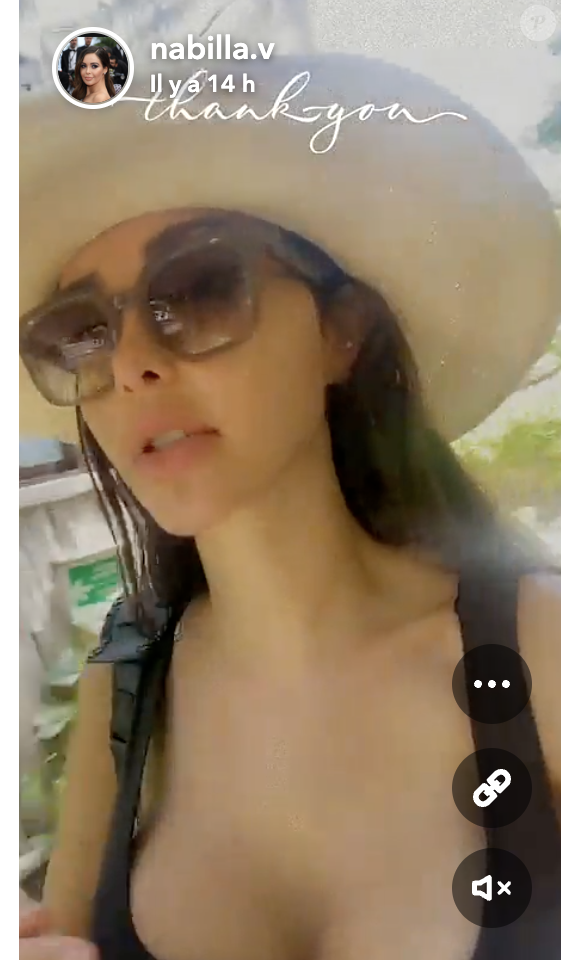 Sur Snapchat, Nabilla a expliqué souffrir grandement de l'environnement.
Nabilla en vacances au Mexique avec son mari Thomas Vergara. Instagram