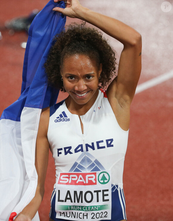 Renelle Lamote of France Finale Women's 800m - Championnats d'Europe d'athlétisme 2022 à Munich, Allemagne le 21 août 2022. © Laurent Lairys / Panoramic / Bestimage