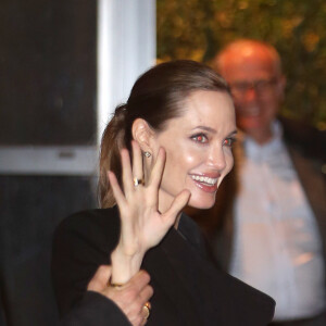 Brad Pitt et Angelina Jolie vont diner au restaurant Il Vino d'Enrico Bernardo, le restaurant du meilleur sommelier du monde (la veille de l'anniversaire d'Angelina), avant de se rendre au club "Le Silencio" a Paris, le 3 juin 2013. 