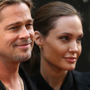 Brad Pitt et Angelina Jolie à l'arrivée pour l'avant-première du film "World War Z" à Paris le 03/06/2013 