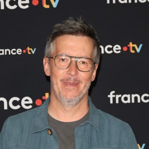 Jean-Luc Lemoine au photocall pour la conférence de presse de rentrée de France TV à la