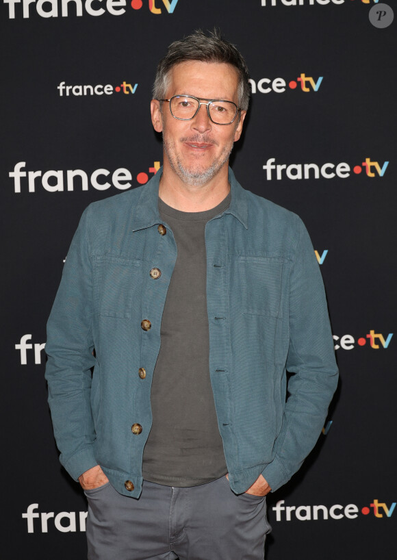Jean-Luc Lemoine au photocall pour la conférence de presse de rentrée de France TV à la