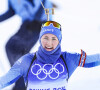 Cette dernière aurait notamment subtilisé la carte bleu de Justine Braisaz-Bouchet pour effectuer des achats en ligne
 
Justine Braisaz-Bouchet est médaille d'or championne olympique en biathlon Mass Start lors des Jeux Olympiques d'hiver Pékin 2022 le 18 février 2022. © Gepa / Panoramic / Bestimage