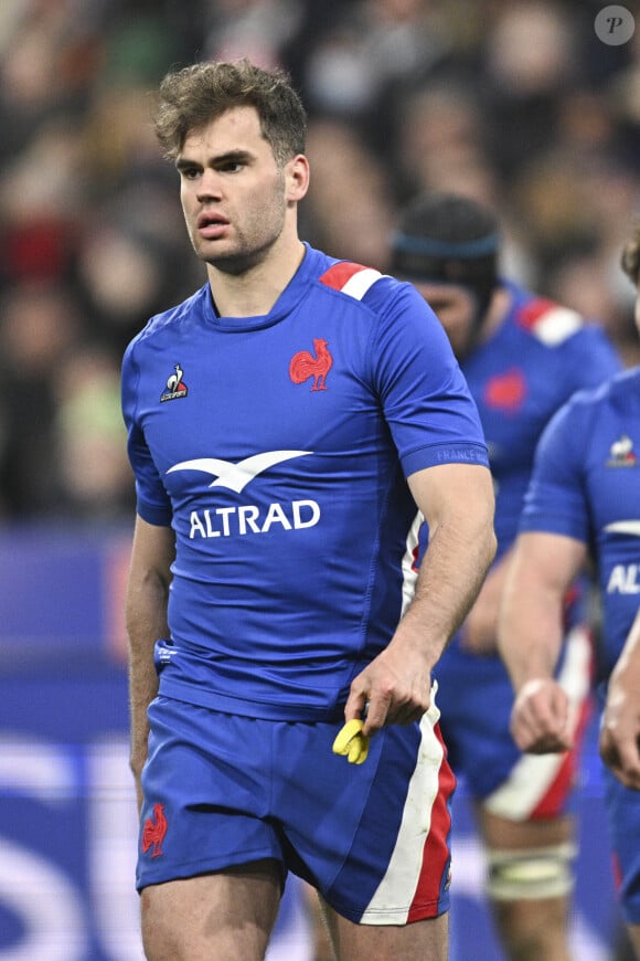 Damian Penaud (Fra) - Tournoi des 6 Nations "France - Irlande (30-24)" au stade de France, le 12 février 2022.