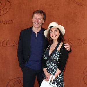 Valérie Karsenti et son compagnon François Feroleto au village lors des internationaux de tennis de Roland Garros à Paris, France, le 1 juin 2019. © Jacovides-Moreau/Bestimage