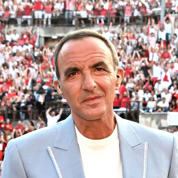 Nikos Aliagas a confié que son fils était un grand fan d'Elvis Presley.
Exclusif - Nikos Aliagas - Enregistrement de l'émission "La chanson de l'année" dans les Arènes de Nîmes, présentée par N.Aliagas et diffusée le 17 juin sur TF1 © Bruno Bebert-Christophe Clovis / Bestimage