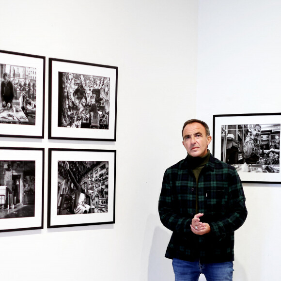 Exclusif - No Web - Nikos Aliagas participe à l'installation de son exposition de photographies "Regards Vénitiens" au Palazzo Vendramin Grimani de la fondation dell'Albero d'Oro le 2 février 2023. L'exposition sera visible du 4 février au 2 avril 2023. © Dominique Jacovides / Bestimage 