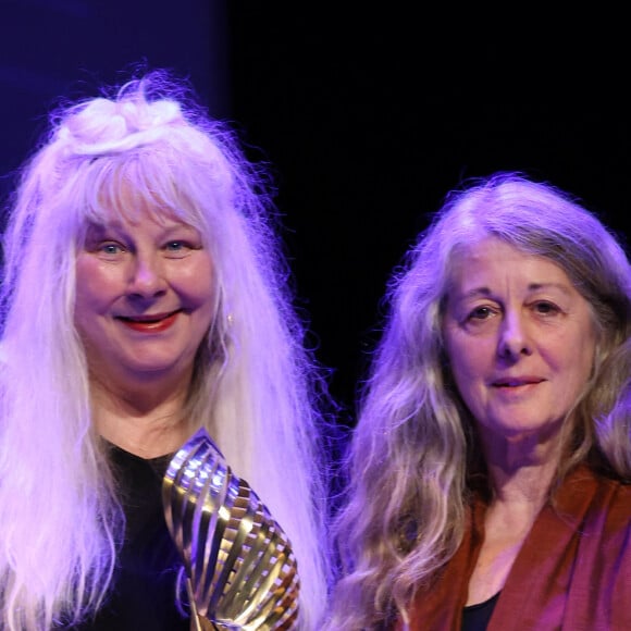 Yolande Moreau (Valois du scénario pour La Fiancée du poète de Yolande Moreau), Frédérique Moreau - Cérémonie de clôture de la 16ème édition du festival du film francophone (FFA) de Angoulême le 27 aout 2023. © Coadic Guirec/Bestimage 