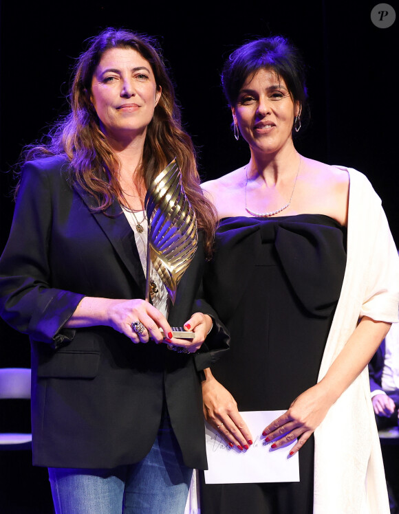 Stéphanie Di Giusto et Souad Massi - Cérémonie de clôture de la 16ème édition du festival du film francophone (FFA) de Angoulême le 27 aout 2023. © Coadic Guirec/Bestimage 