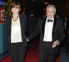 Michel Sardou et sa femme Anne-Marie Périer - La 26e nuit des Molières aux Folies Bergère à Paris, le 2 juin 2014.